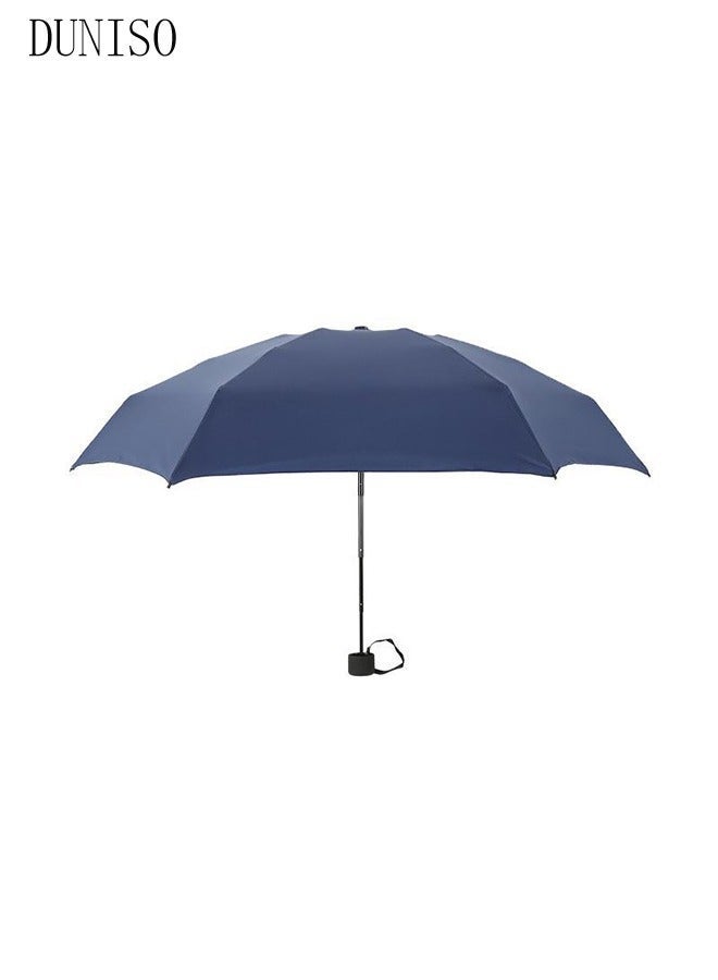 Ultra Light Anti-UV Mini Umbrella,Dual Use Of Rain And Sunny Folding Umbrella,Windproof And Sunscreen Pocket Umbrella Fits Girls Or Ladies - Image 2